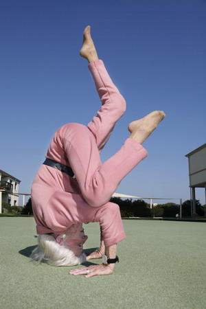 83-year-old granny Yoga master