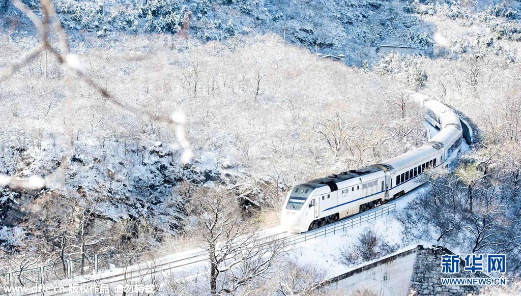 雪后居庸關長城美景（組圖）