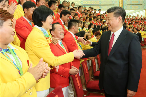 習近平會見中國奧運代表團 強調“奧運精神”